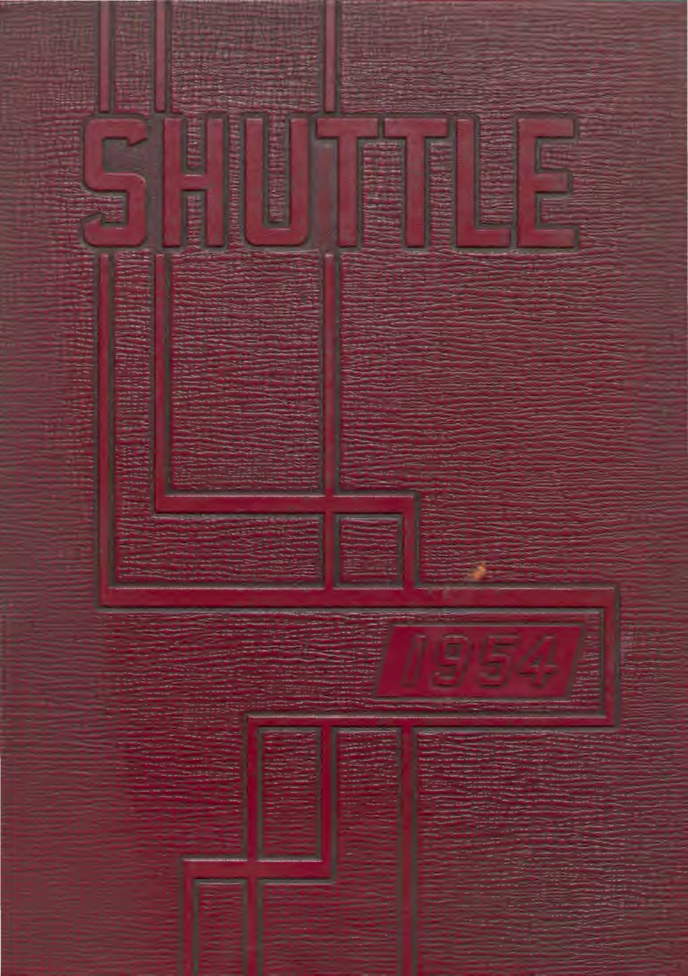 Shaw High School Yearbook 1954