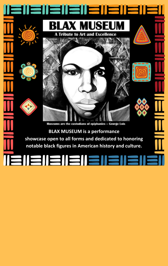 BLAX Museum showcase at ECPL.