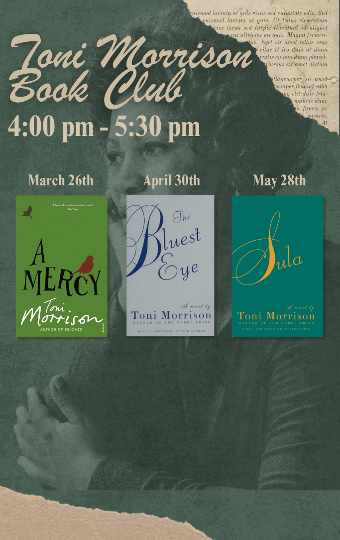 Toni Morrison Book Club Spring 2026 ECPL