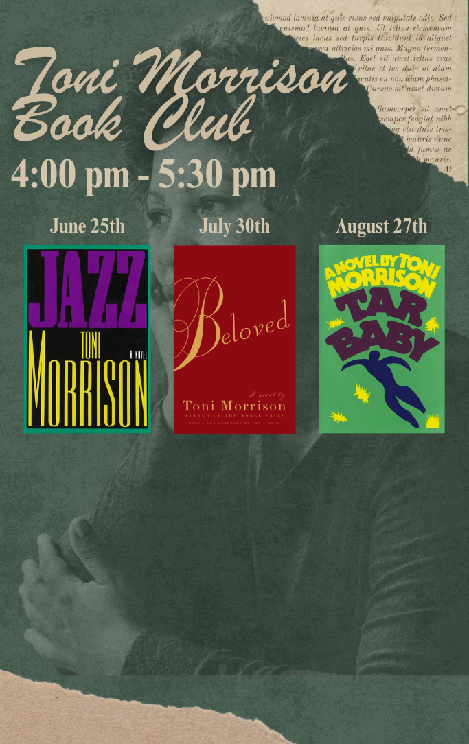 Toni Morrison Book Club Summer 2026 ECPL