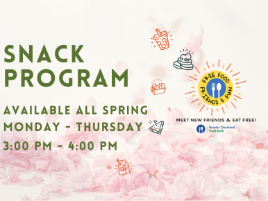 Free snacks for kids all spring! 