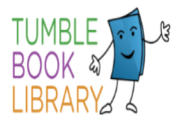 Tumble book library with a character book 